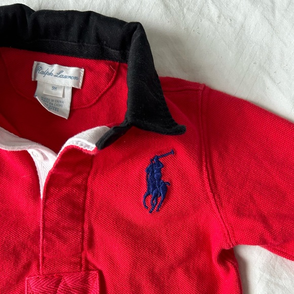Ralph Lauren polo jumpsuit in size 9 months - very good condition! - Picture 3 of 6